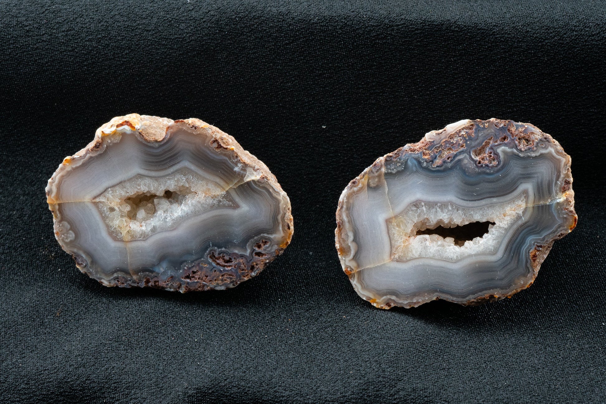 Picacho Agate Pair - Coyame del Sotol, Chihuahua, Mexico