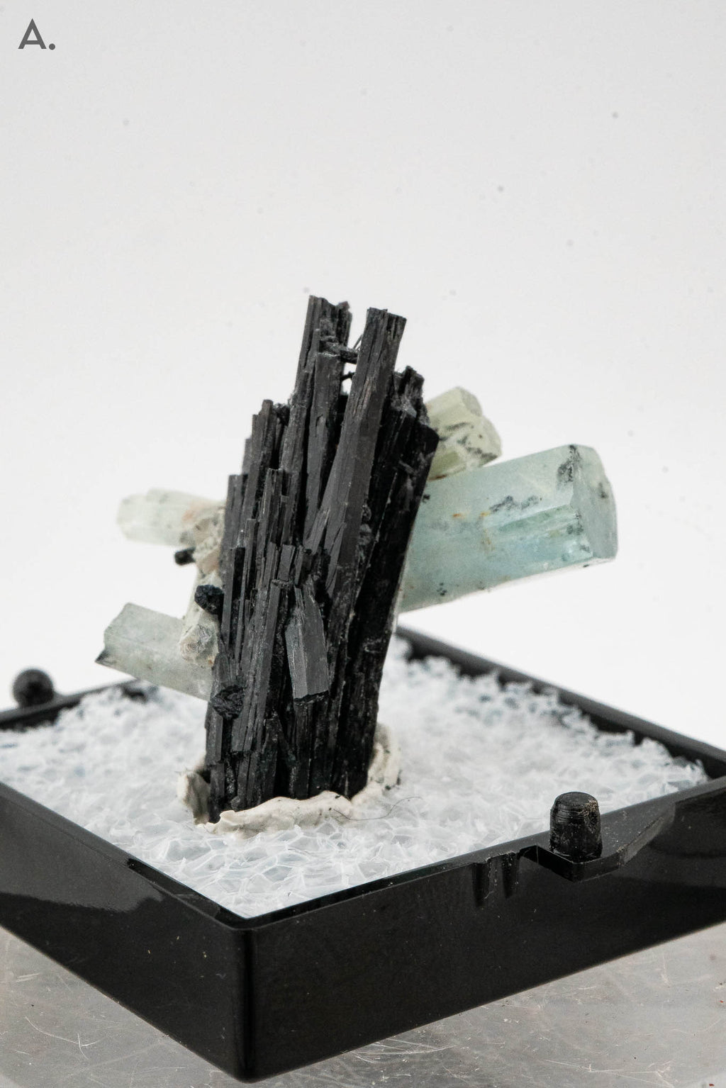 Aquamarine, Tourmaline Var. Schorl - Erongo, Namibia
