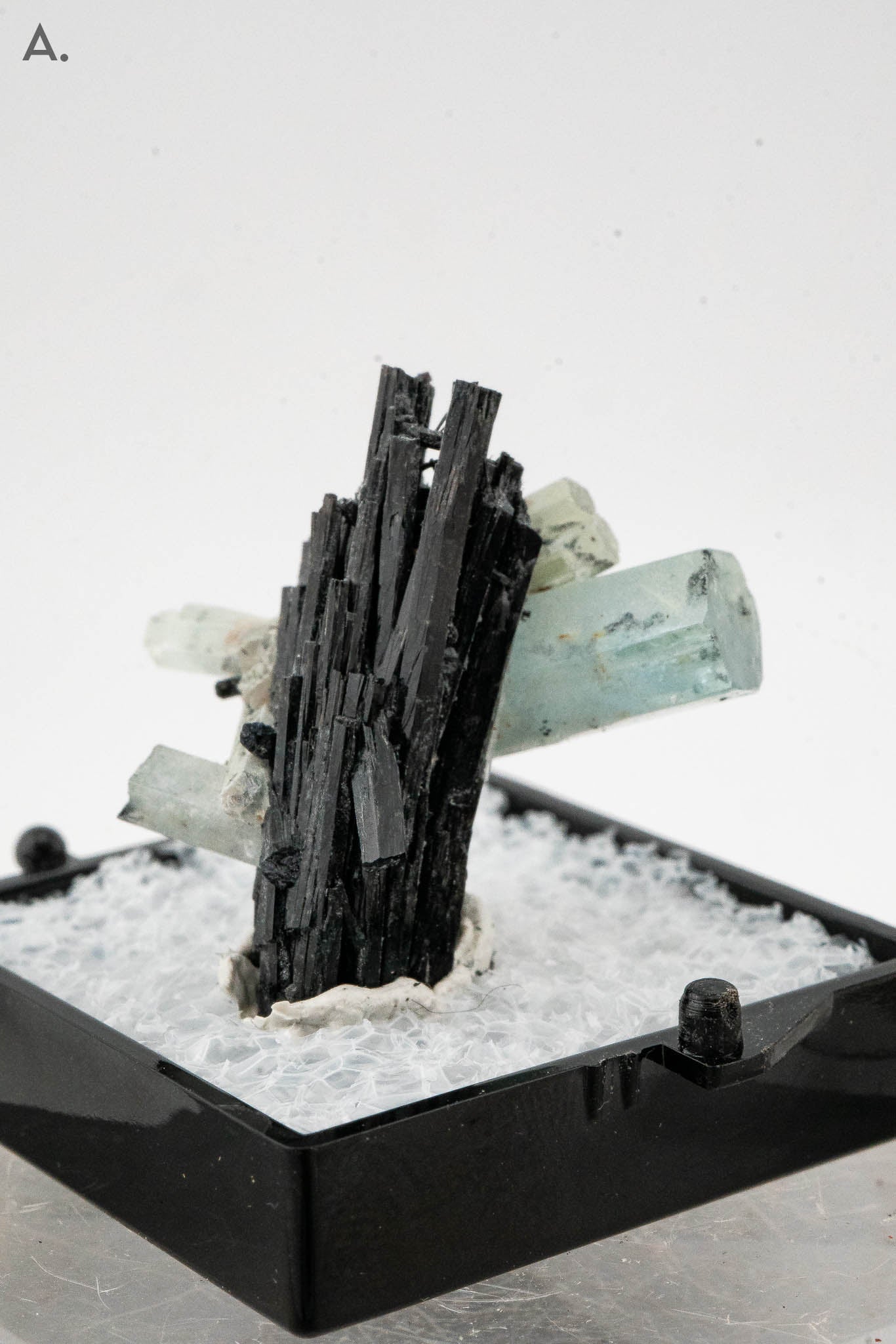 Aquamarine, Tourmaline Var. Schorl - Erongo, Namibia