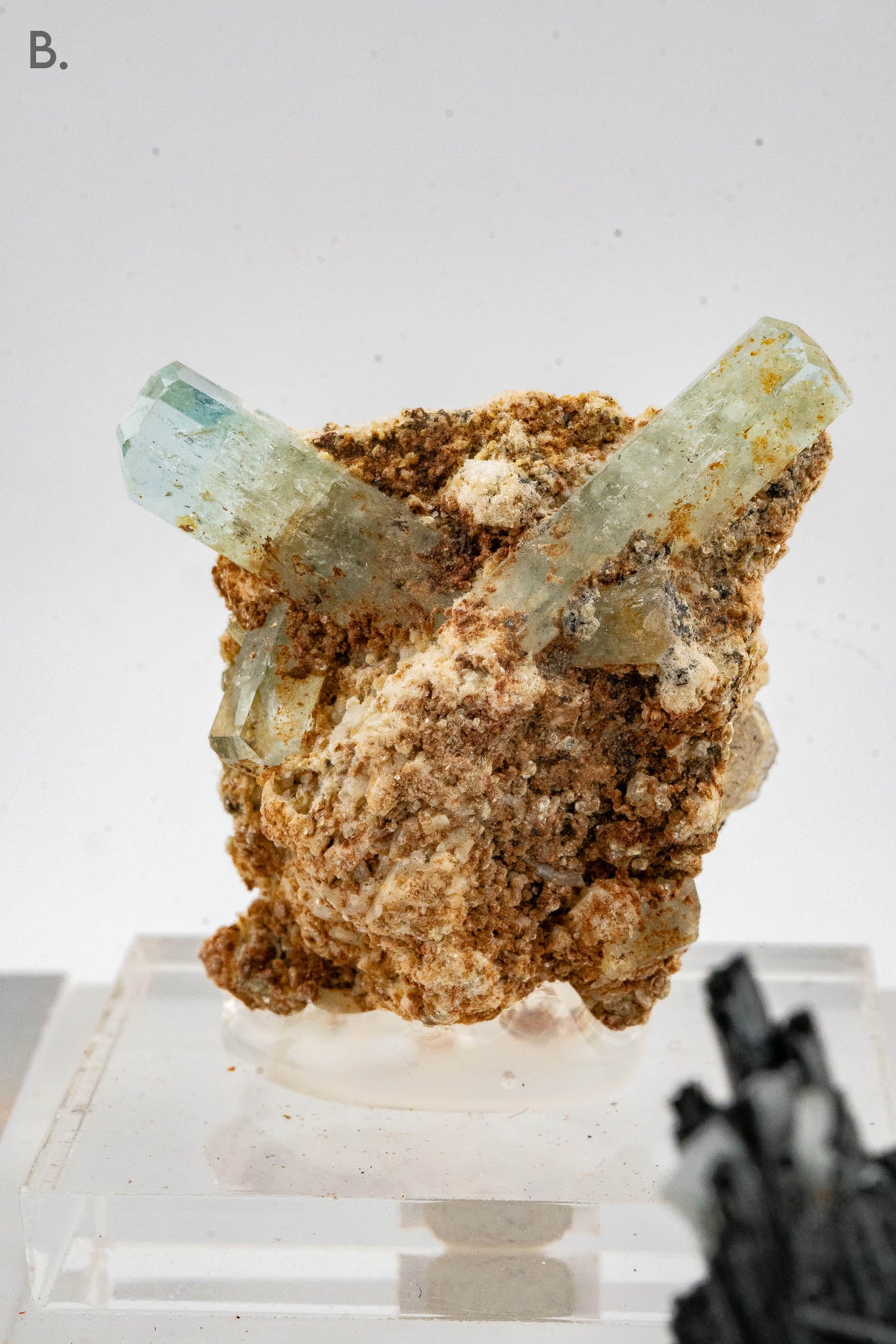 Aquamarine, Tourmaline Var. Schorl - Erongo, Namibia