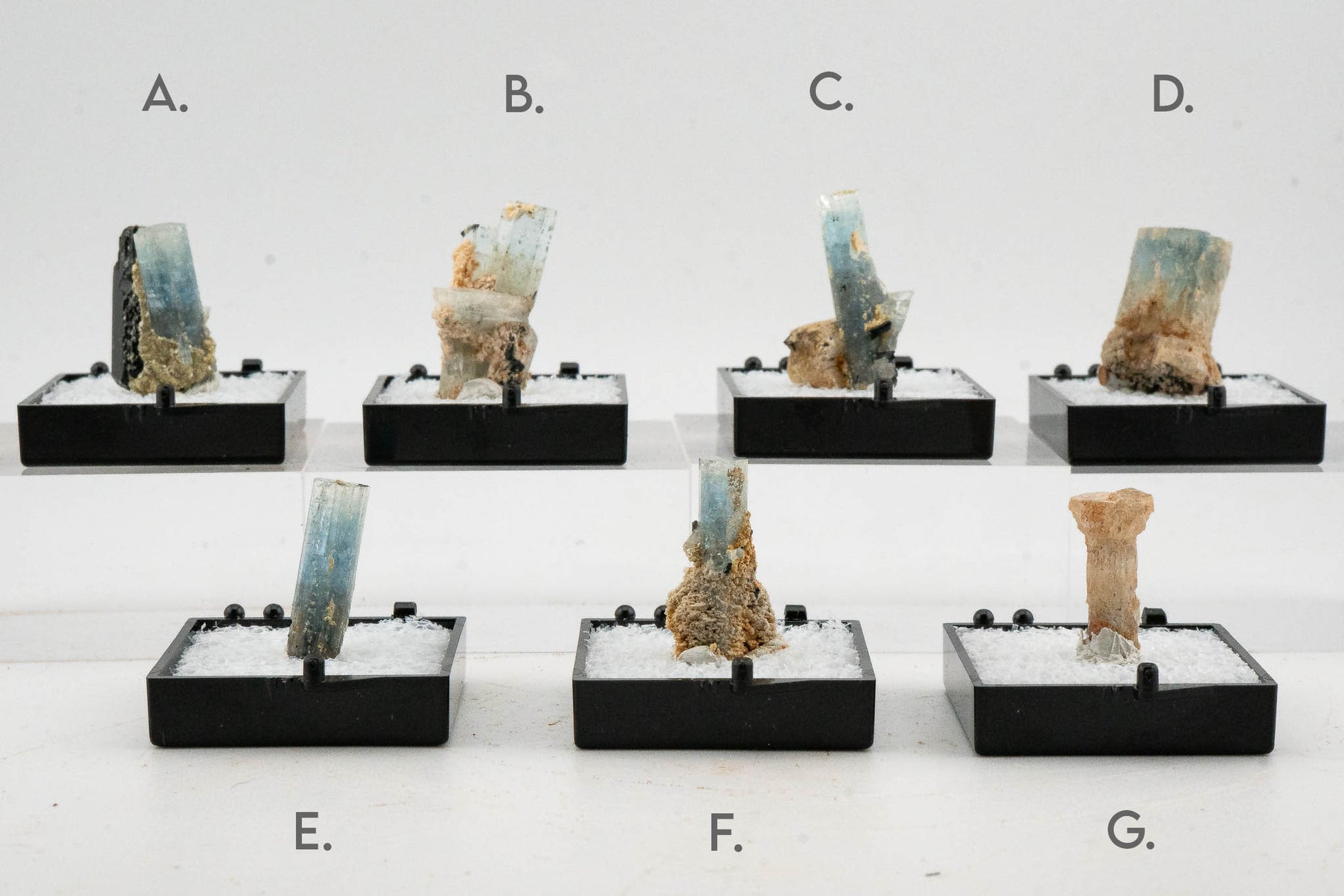 Aquamarine, Tourmaline Var. Schorl - Erongo, Namibia