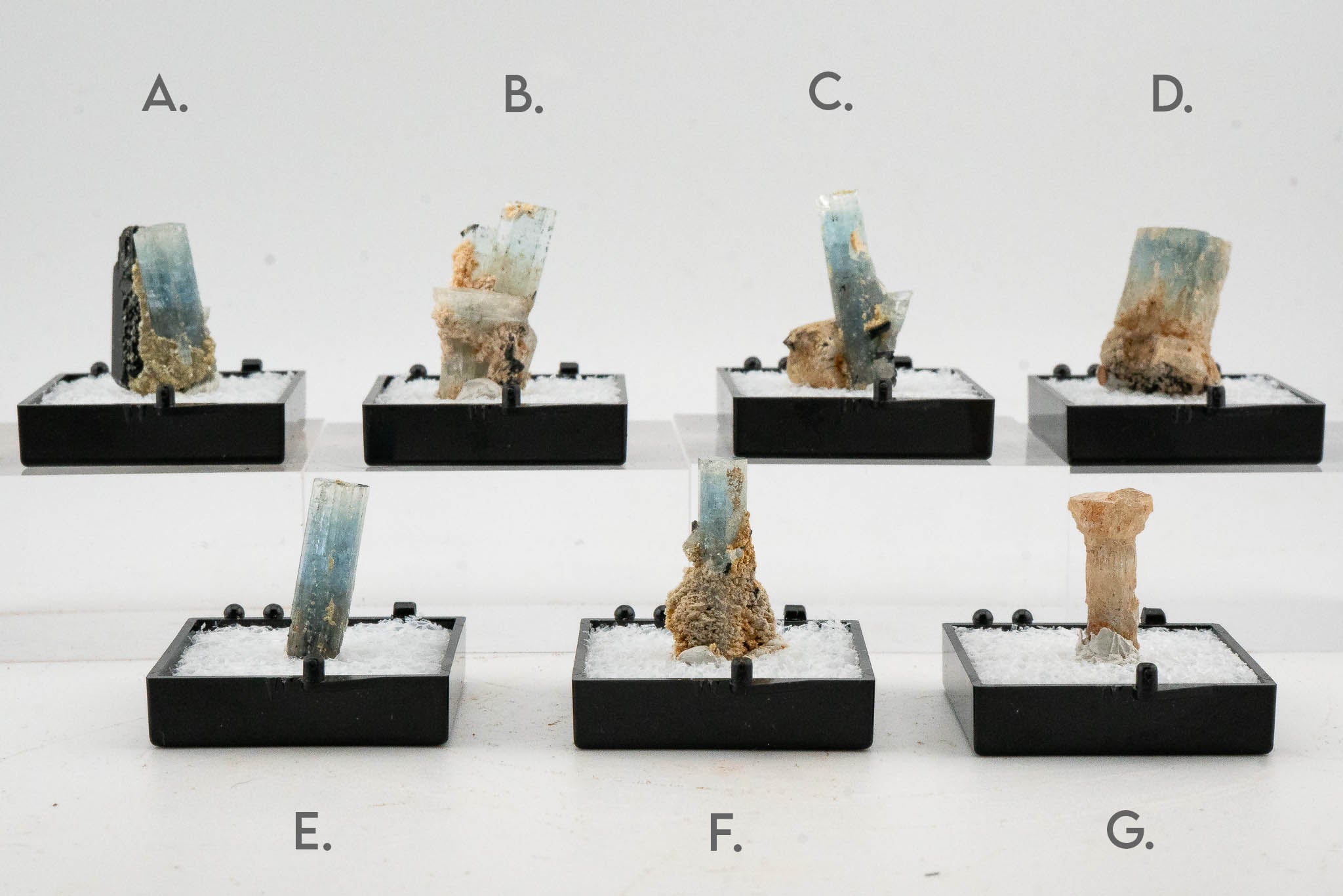 Aquamarine, Tourmaline Var. Schorl - Erongo, Namibia
