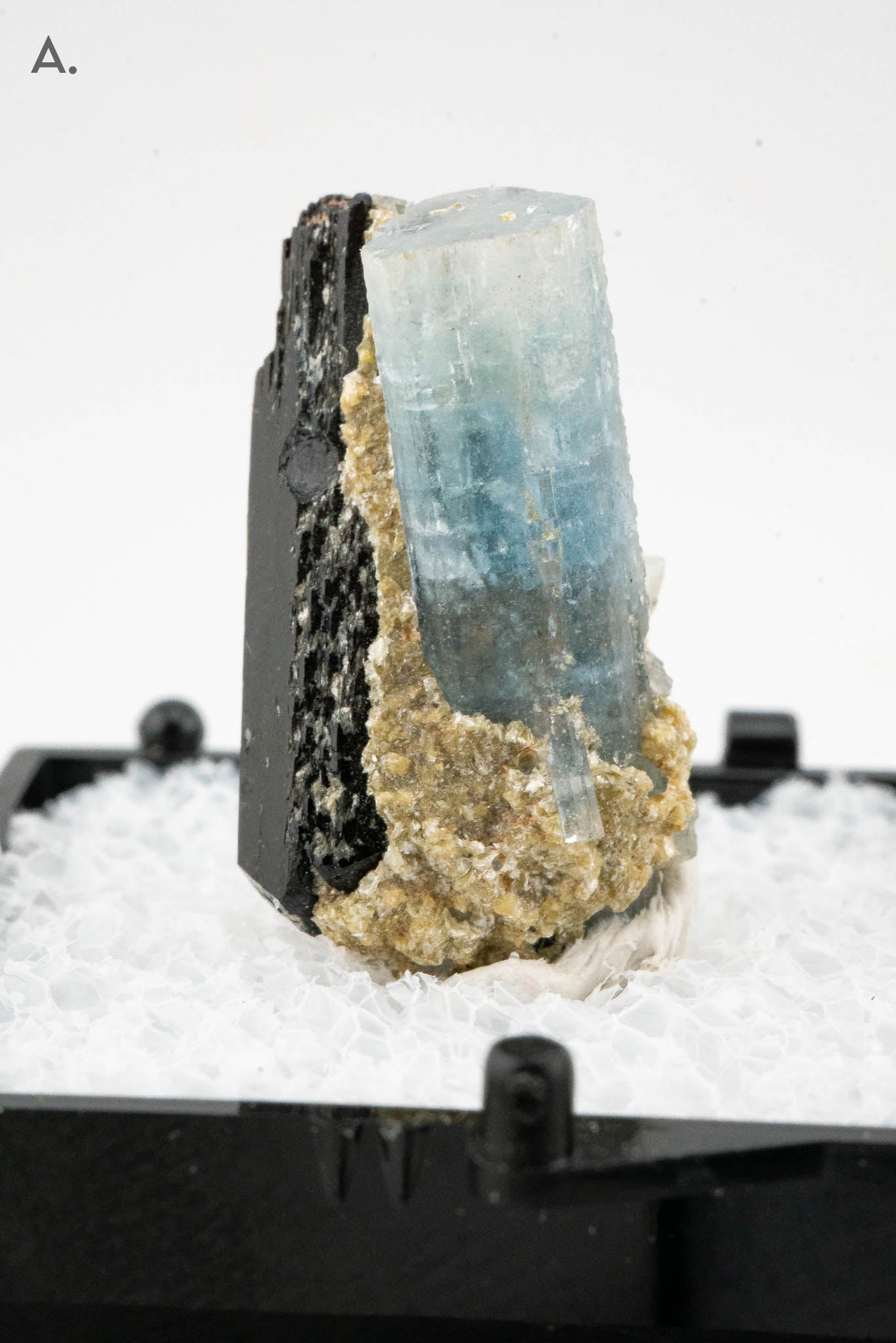 Aquamarine, Tourmaline Var. Schorl - Erongo, Namibia