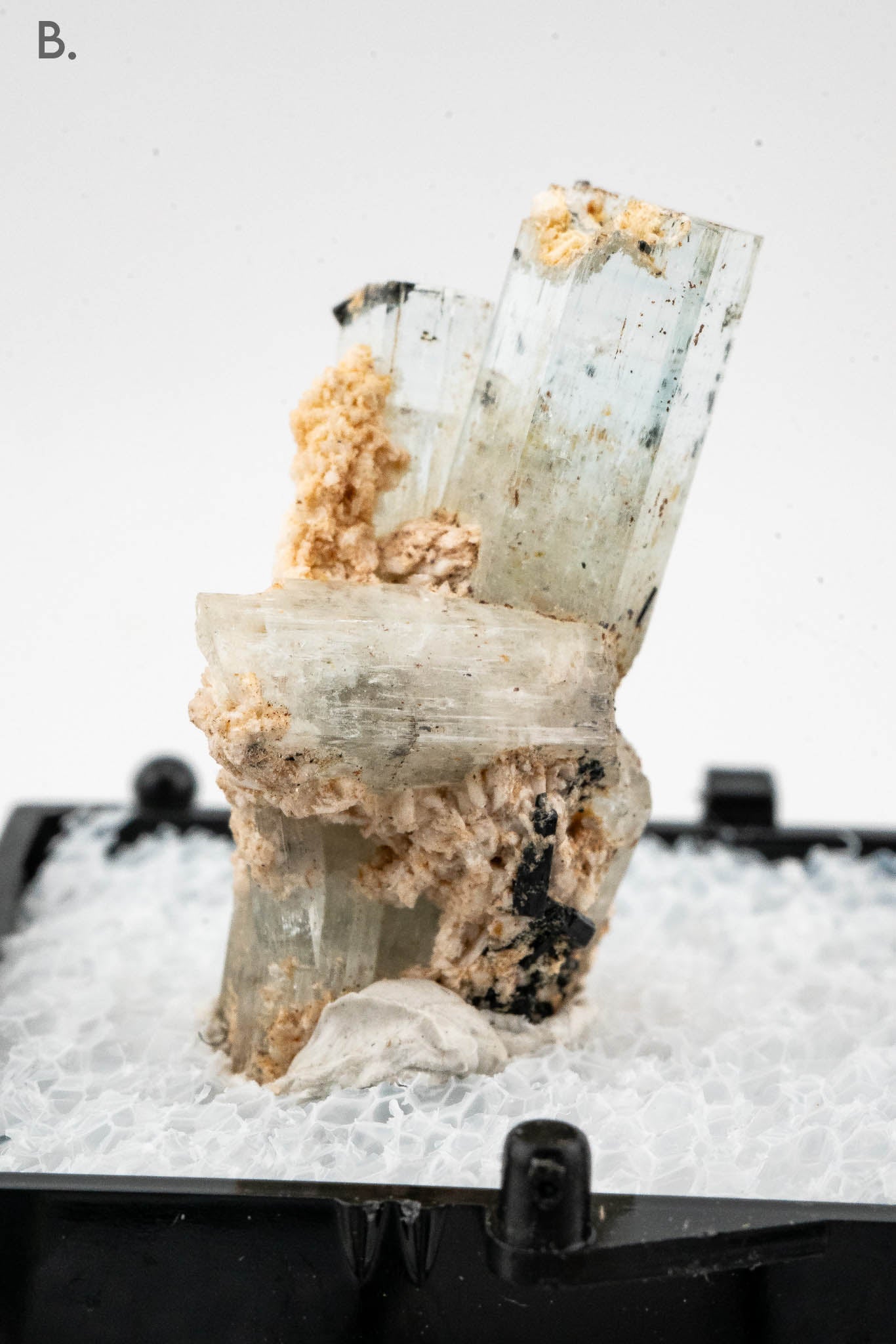 Aquamarine, Tourmaline Var. Schorl - Erongo, Namibia