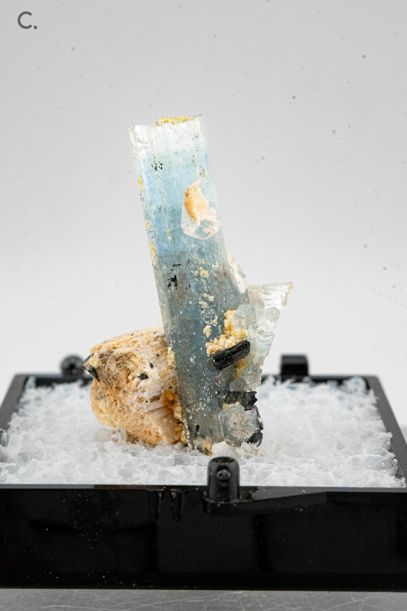 Aquamarine, Tourmaline Var. Schorl - Erongo, Namibia
