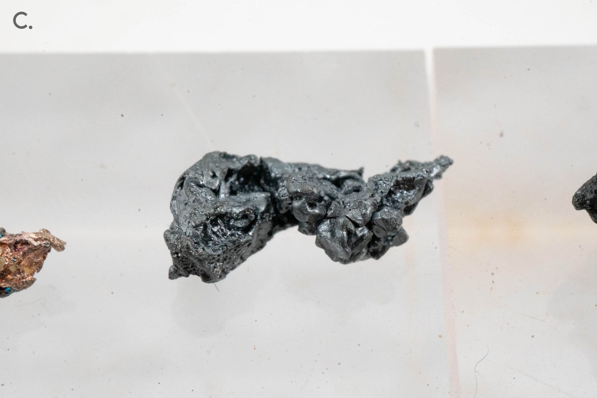 Acanthite & Silver - Mina Juanicipio, Municipio de Fresnillo, Zacatecas, Mexico