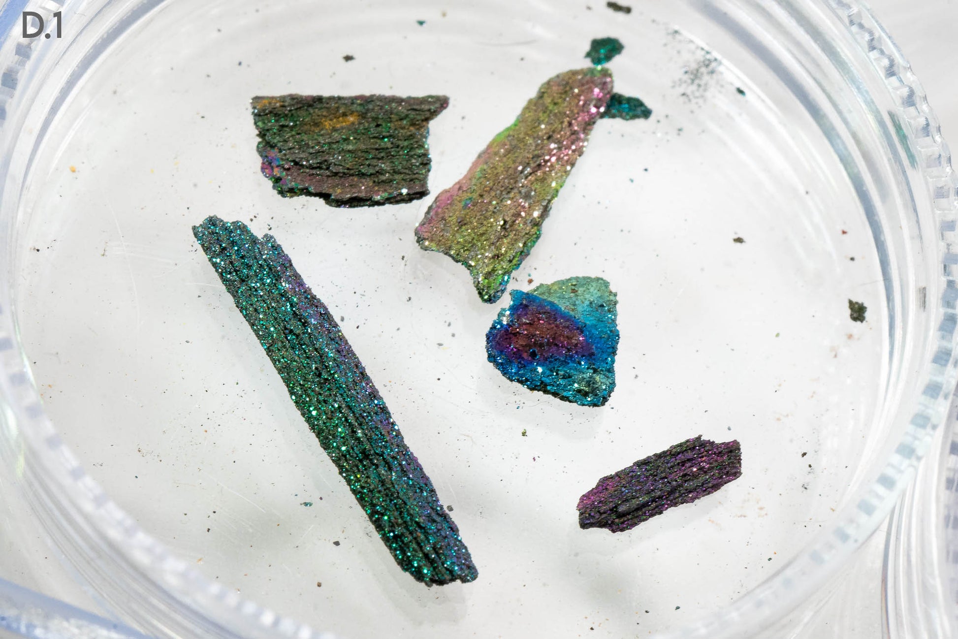 $5 Micros - Topaz, Mexico - Wavellite, USA - Grape Agate, Indonesia - Iridescent Hematite, Brazil