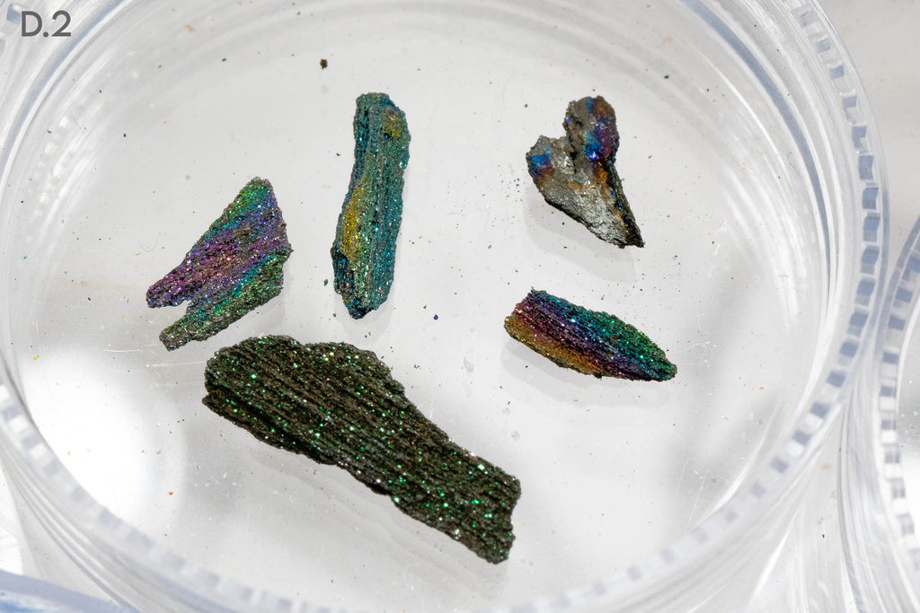 $5 Micros - Topaz, Mexico - Wavellite, USA - Grape Agate, Indonesia - Iridescent Hematite, Brazil