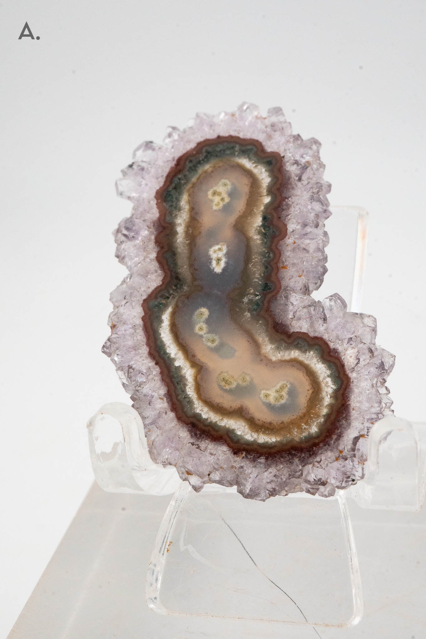 Amethyst Stalactite Slice - Uruguay