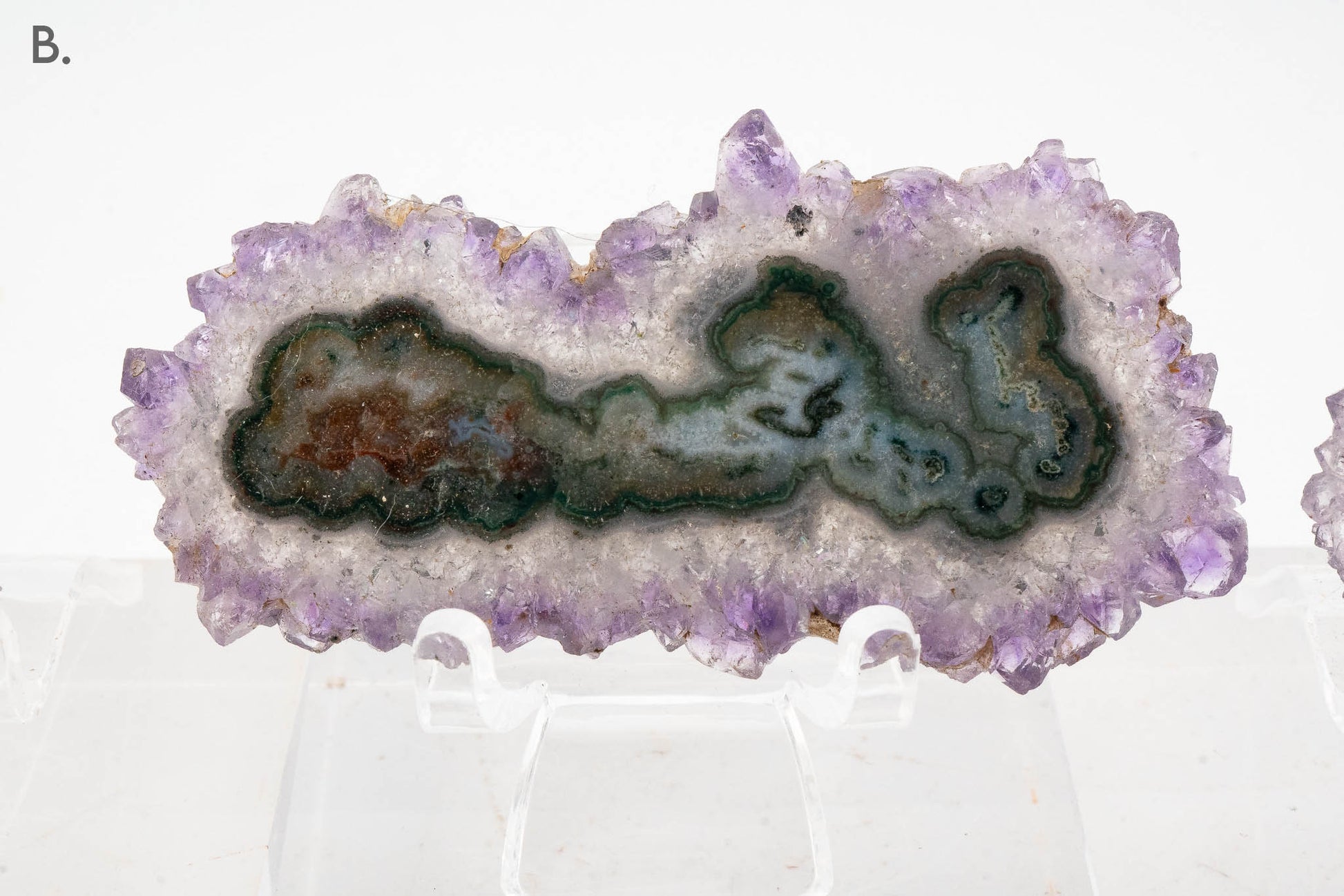 Amethyst Stalactite Slice - Uruguay