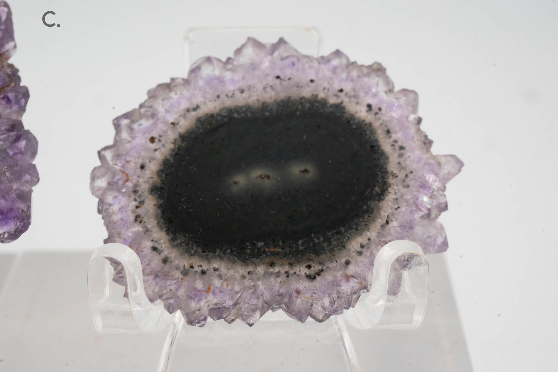 Amethyst Stalactite Slice - Uruguay