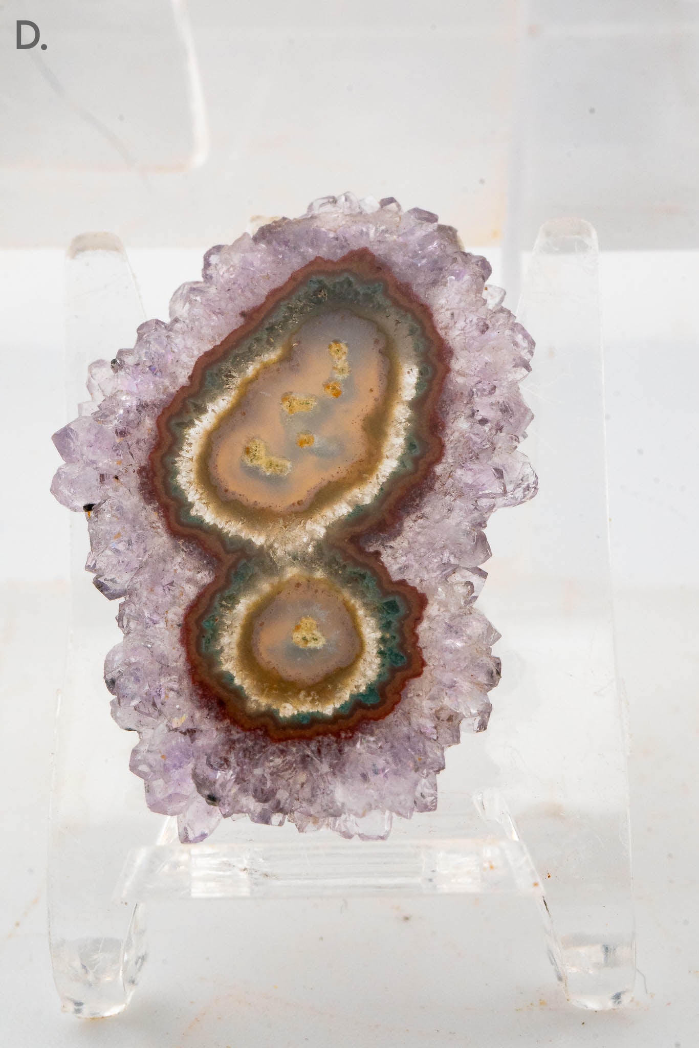Amethyst Stalactite Slice - Uruguay