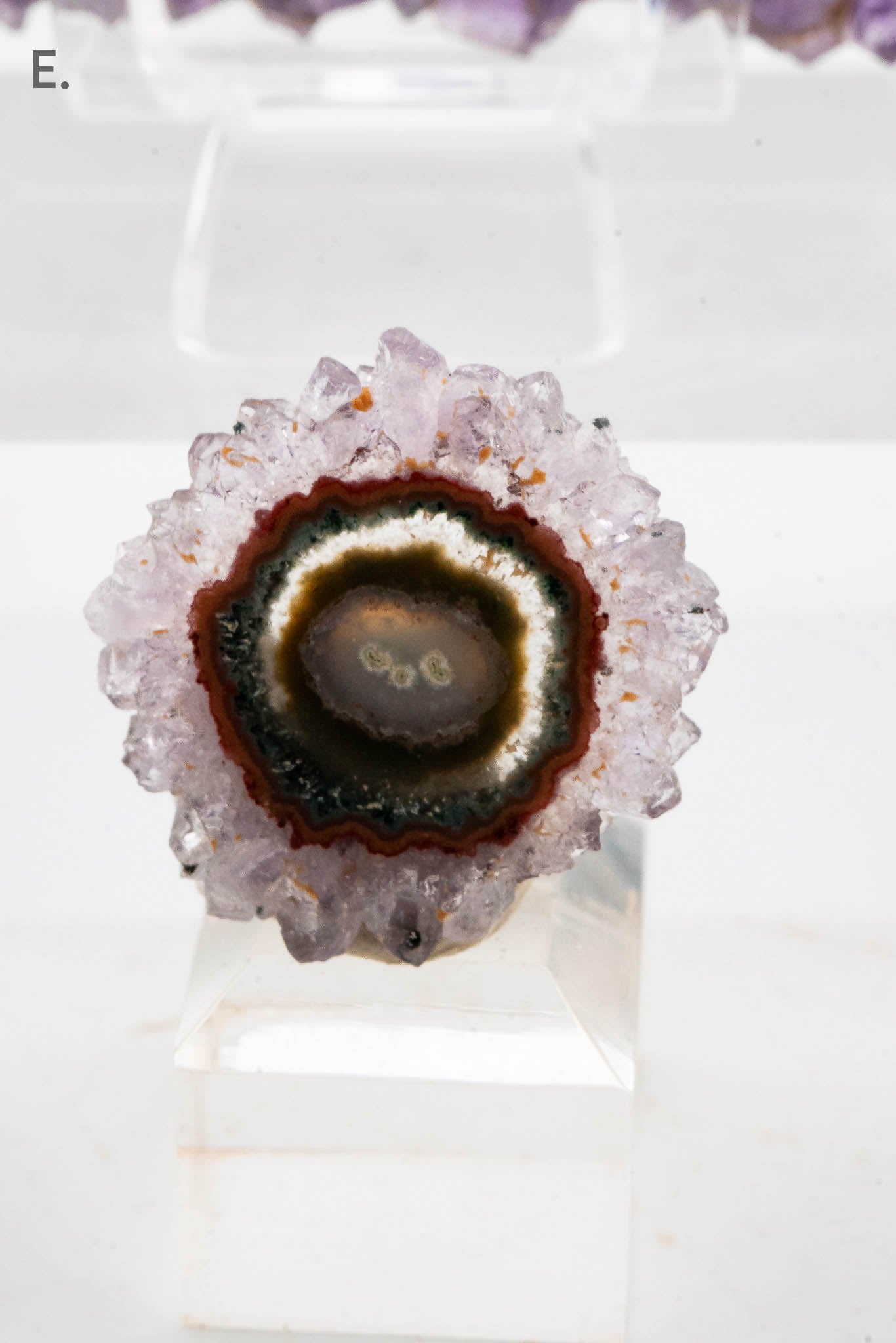 Amethyst Stalactite Slice - Uruguay