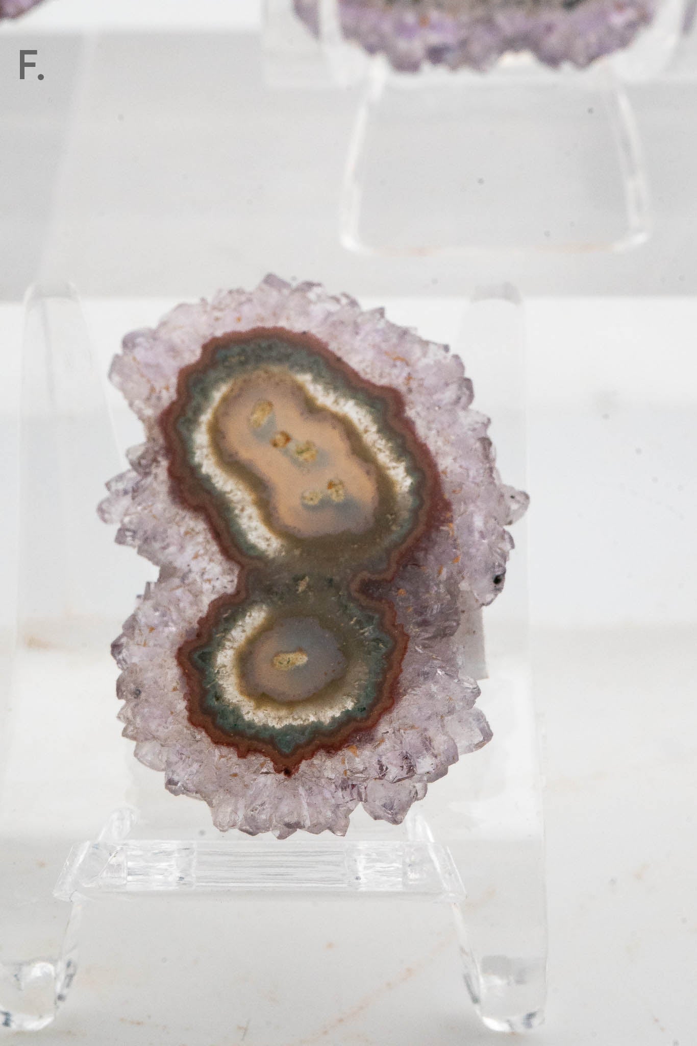 Amethyst Stalactite Slice - Uruguay