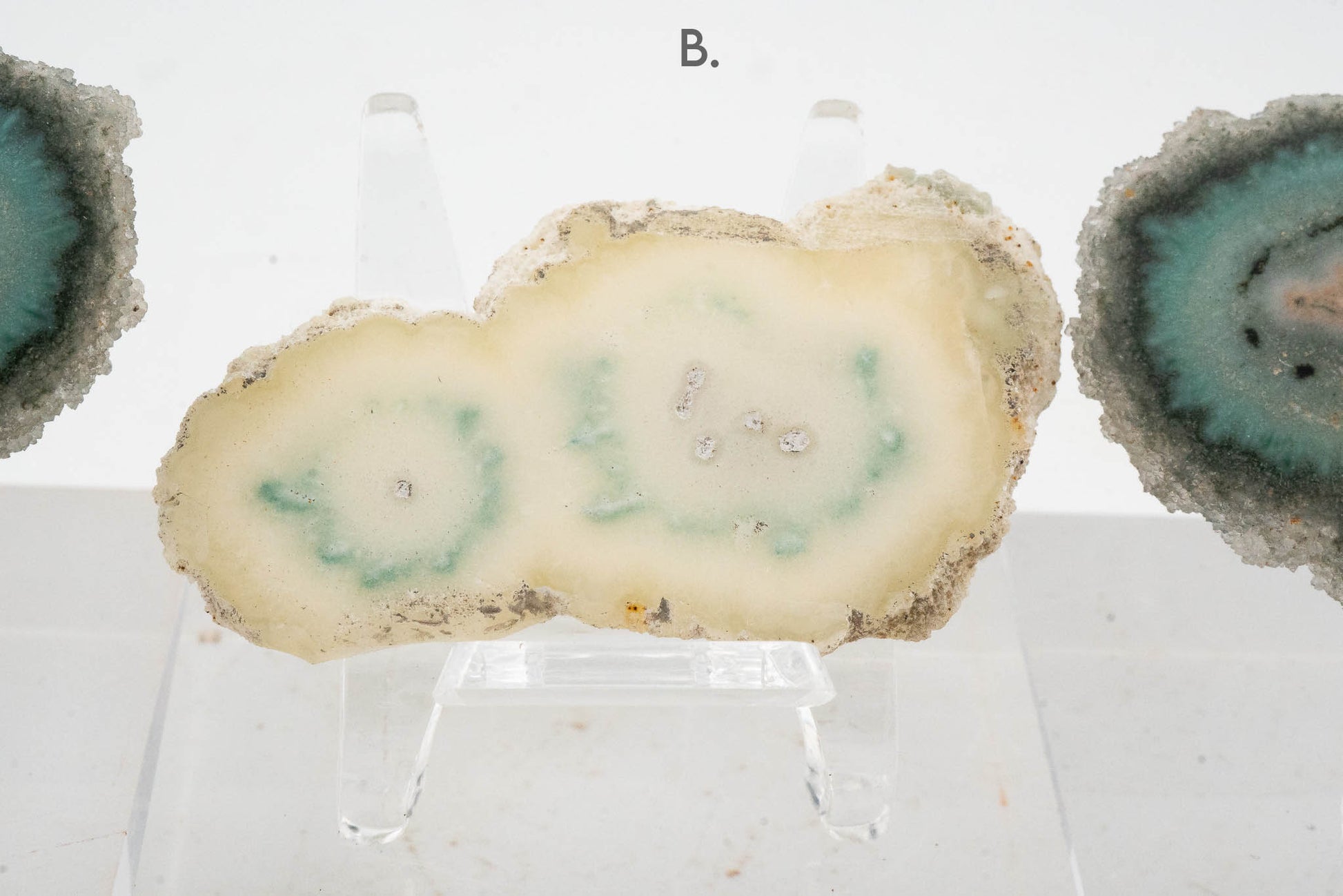 Solar Quartz Stalactite Slice - Brazil