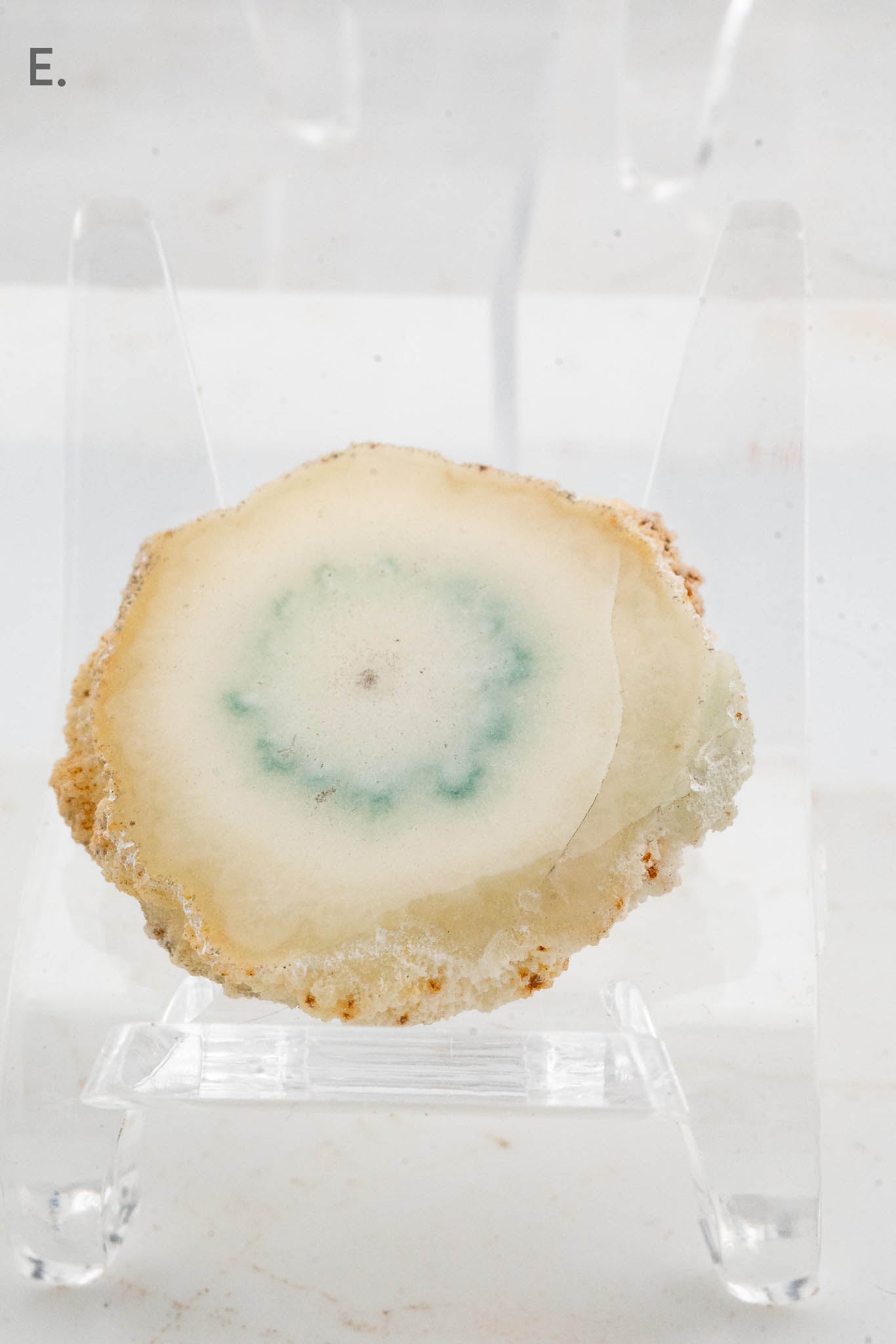 Solar Quartz Stalactite Slice - Brazil