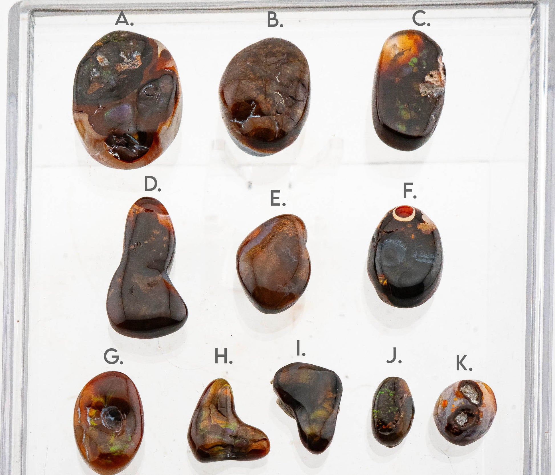 Mexican Fire Agate - Calvillo, Aguascalientes, Mexico