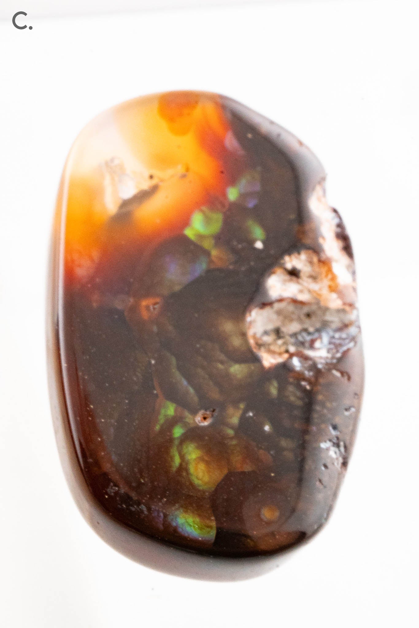 Mexican Fire Agate - Calvillo, Aguascalientes, Mexico