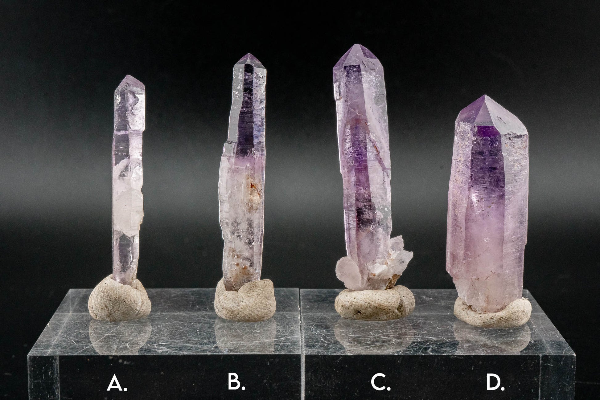 Quartz var. Amethyst Point  - Veracruz, Mexico