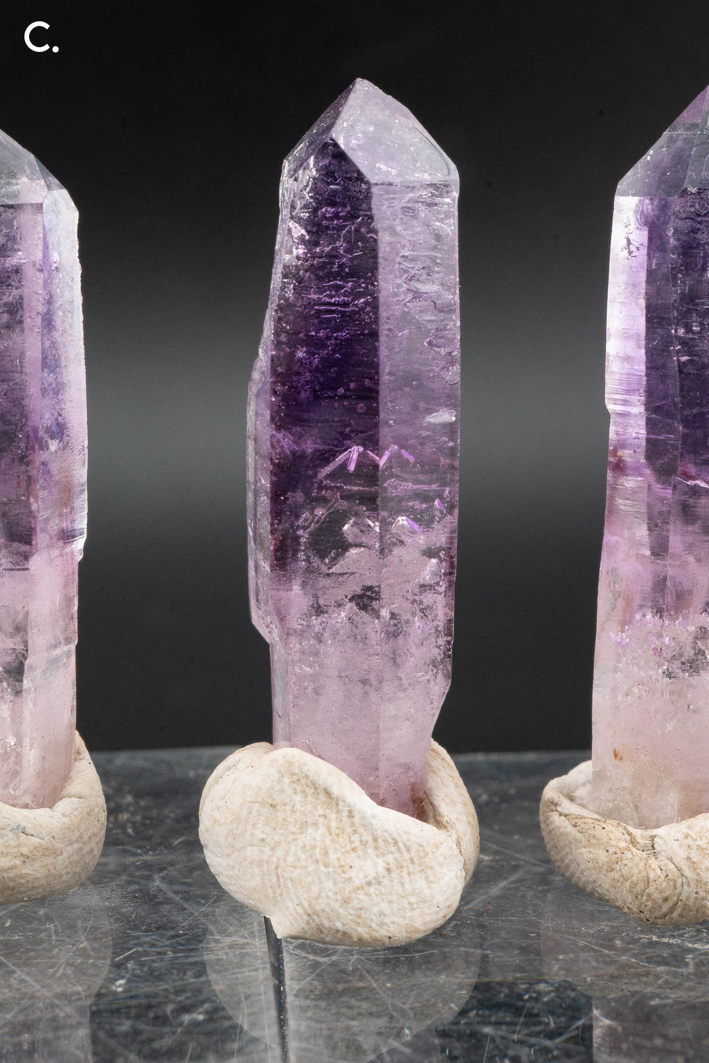 Quartz var. Amethyst Point - Veracruz, Mexico