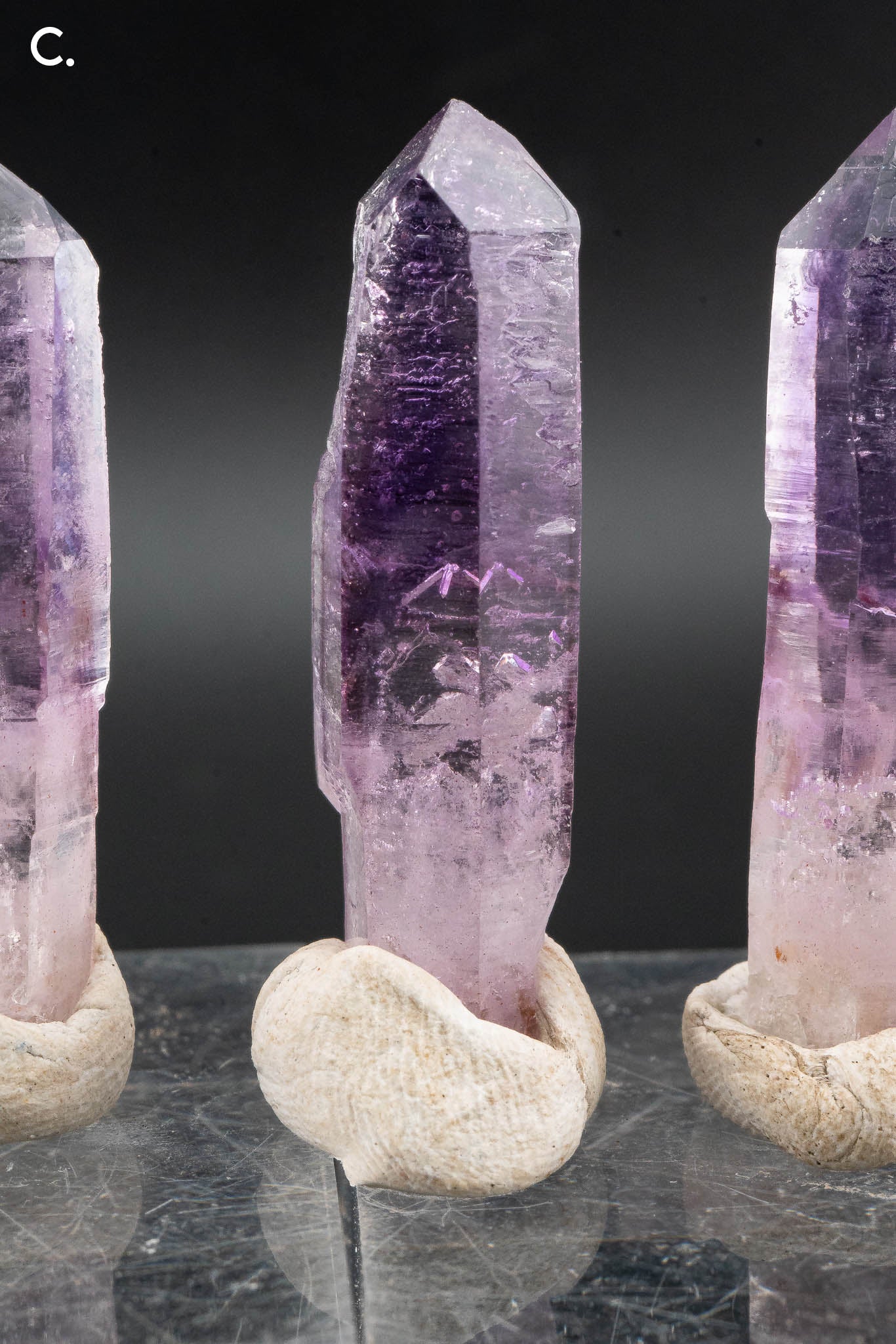 Quartz var. Amethyst Point - Veracruz, Mexico