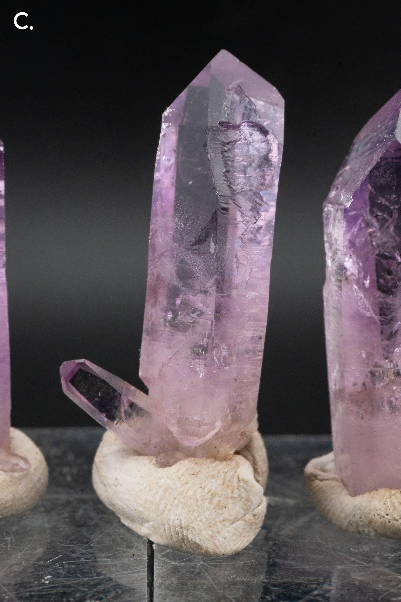 Quartz var. Amethyst Point - Veracruz, Mexico