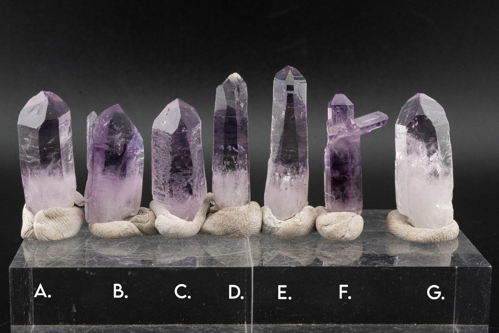 Quartz var. Amethyst Point - Veracruz, Mexico