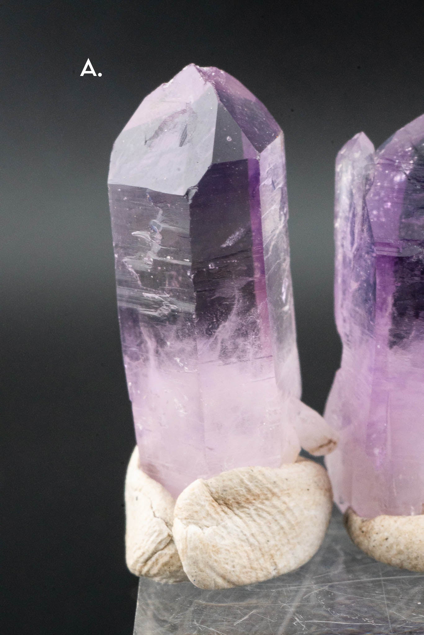 Quartz var. Amethyst Point - Veracruz, Mexico