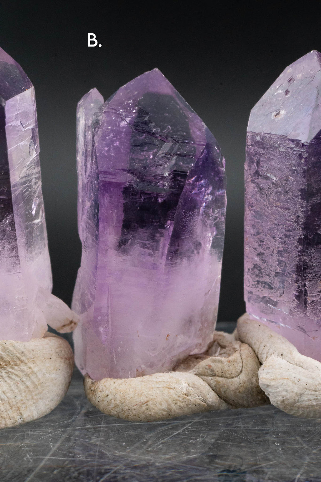 Quartz var. Amethyst Point - Veracruz, Mexico