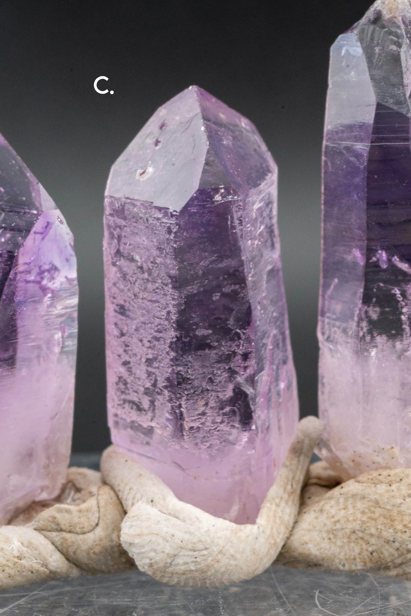 Quartz var. Amethyst Point - Veracruz, Mexico