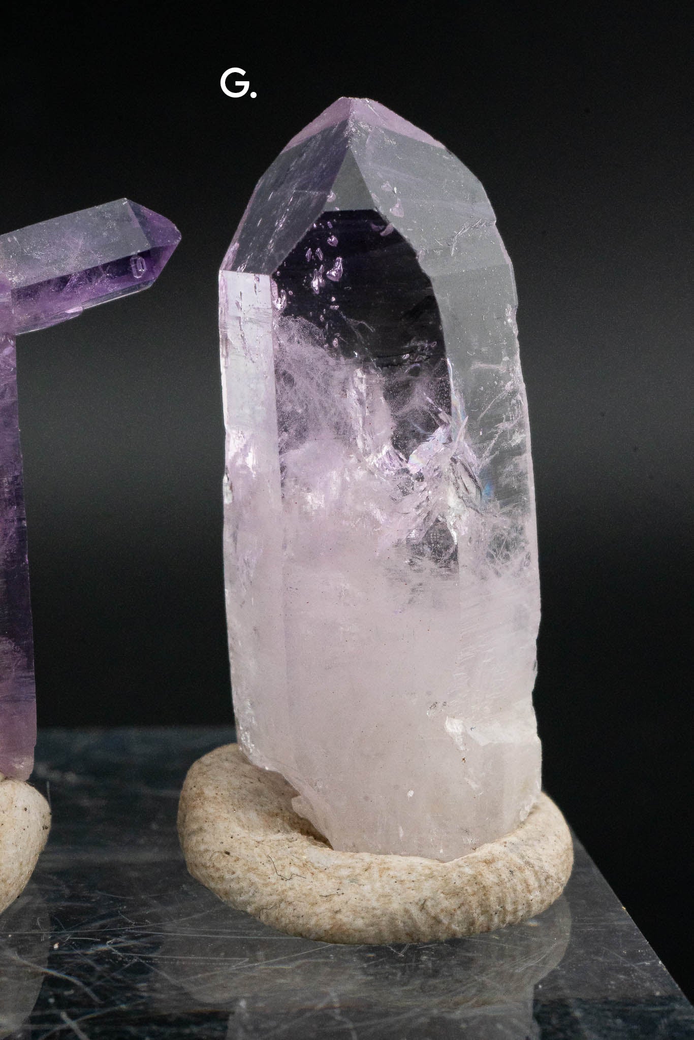 Quartz var. Amethyst Point - Veracruz, Mexico