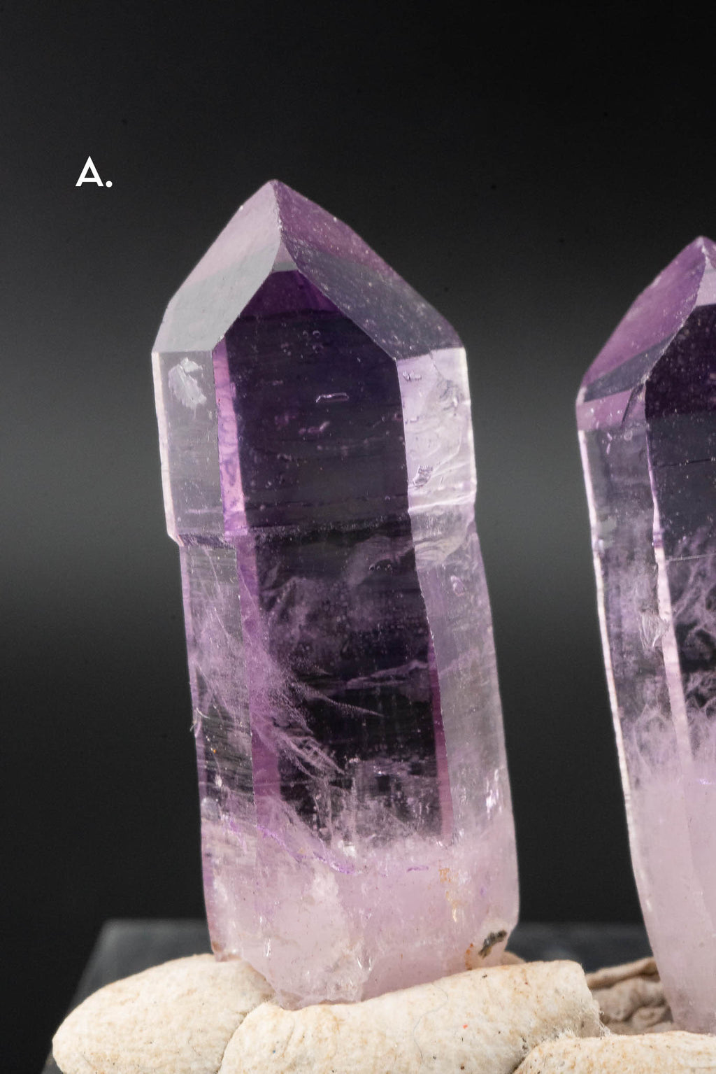Quartz var. Amethyst Point - Veracruz, Mexico