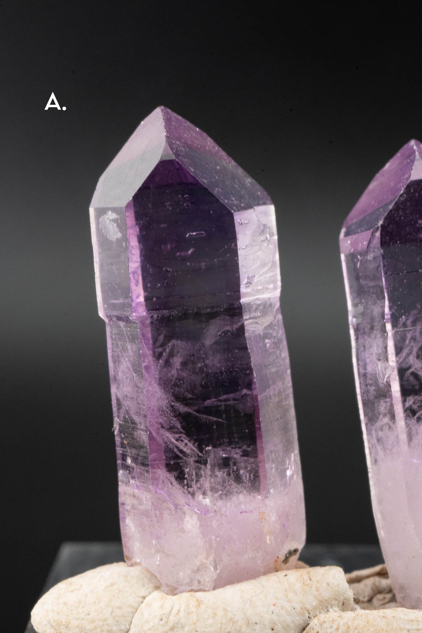 Quartz var. Amethyst Point - Veracruz, Mexico