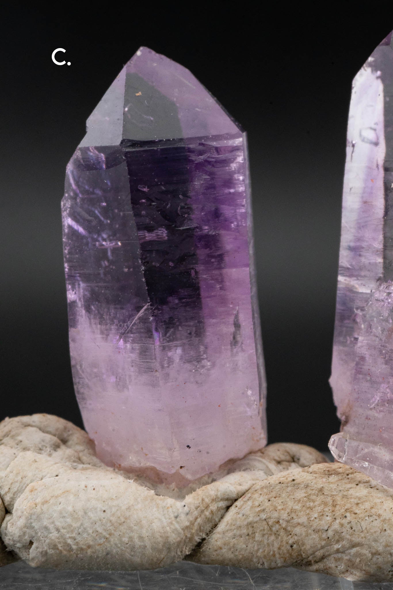 Quartz var. Amethyst Point - Veracruz, Mexico