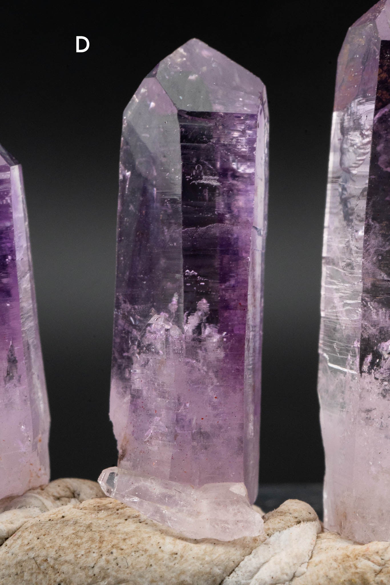 Quartz var. Amethyst Point - Veracruz, Mexico