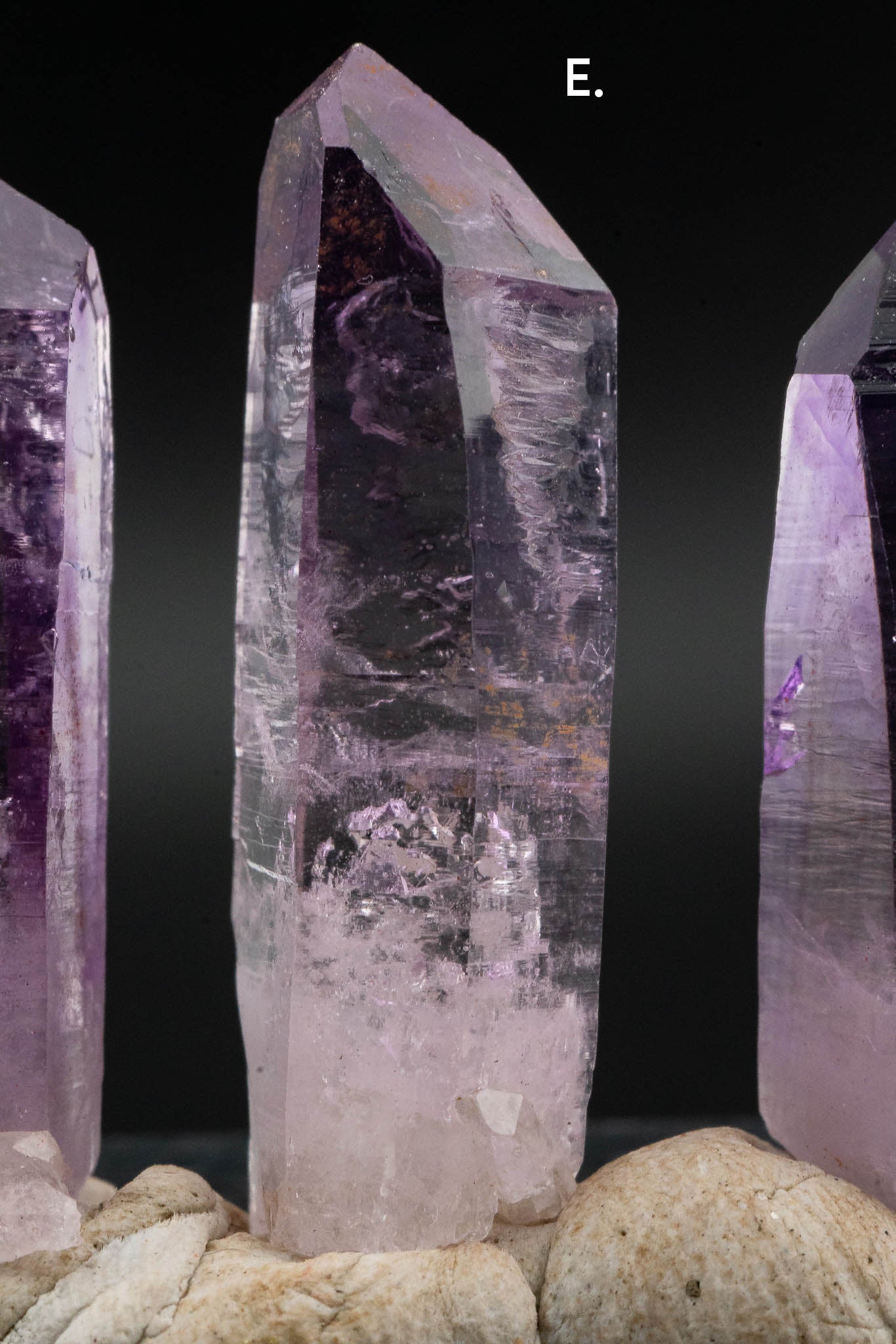Quartz var. Amethyst Point - Veracruz, Mexico