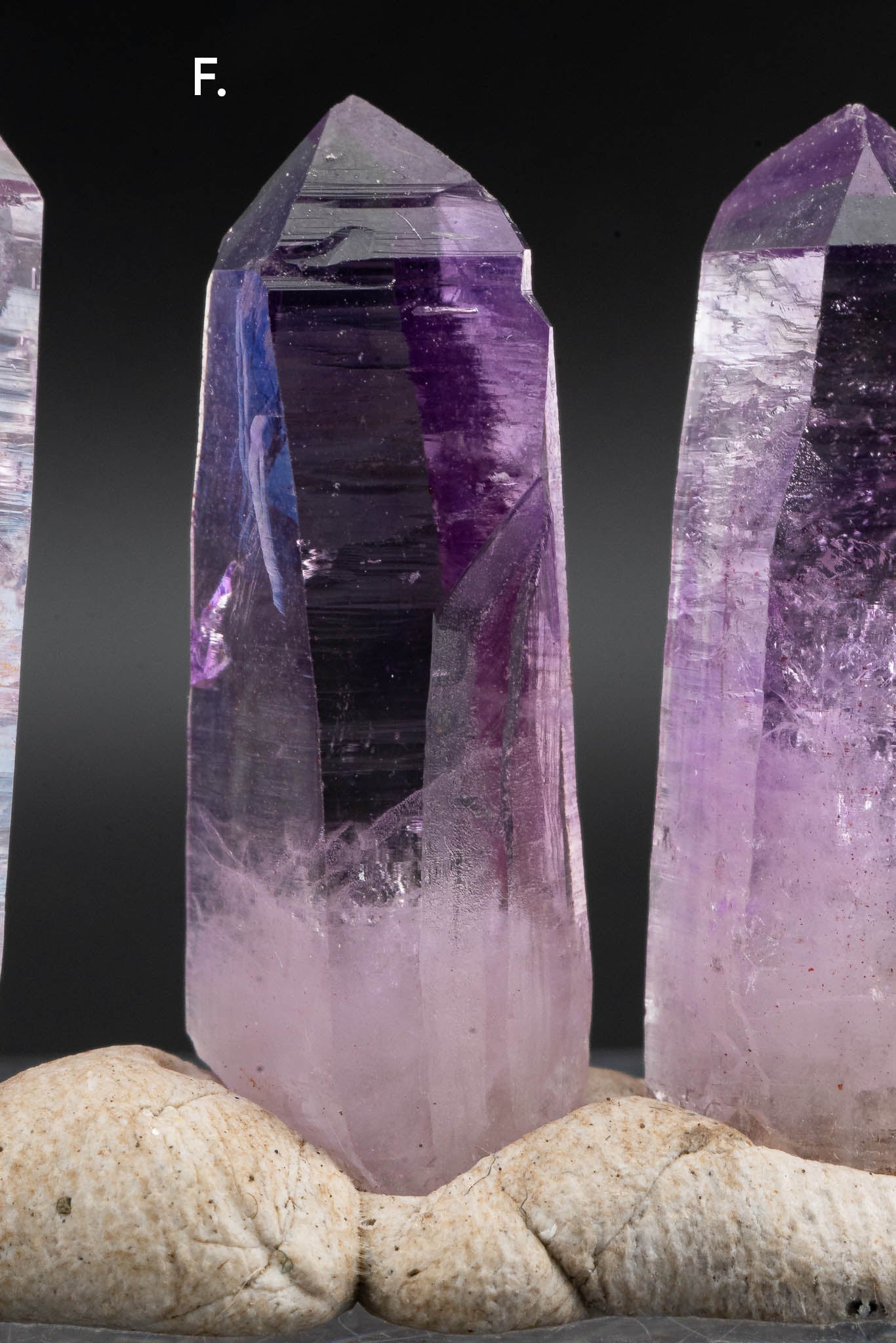 Quartz var. Amethyst Point - Veracruz, Mexico
