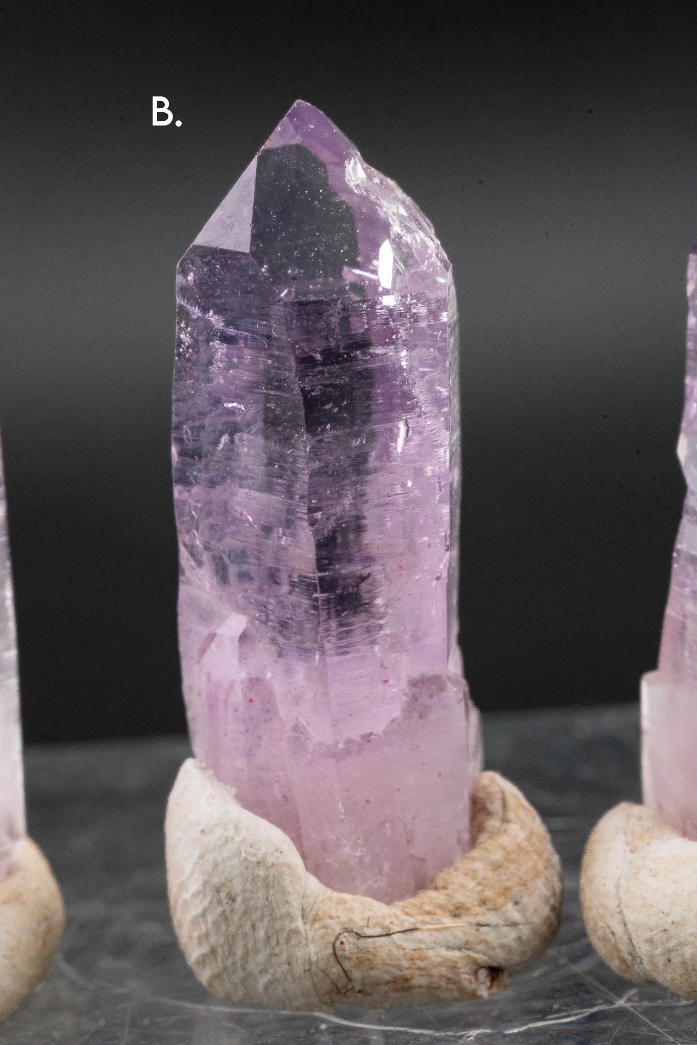 Quartz var. Amethyst Point - Veracruz, Mexico