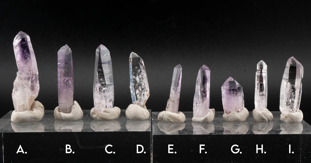Quartz var. Amethyst Point - Veracruz, Mexico