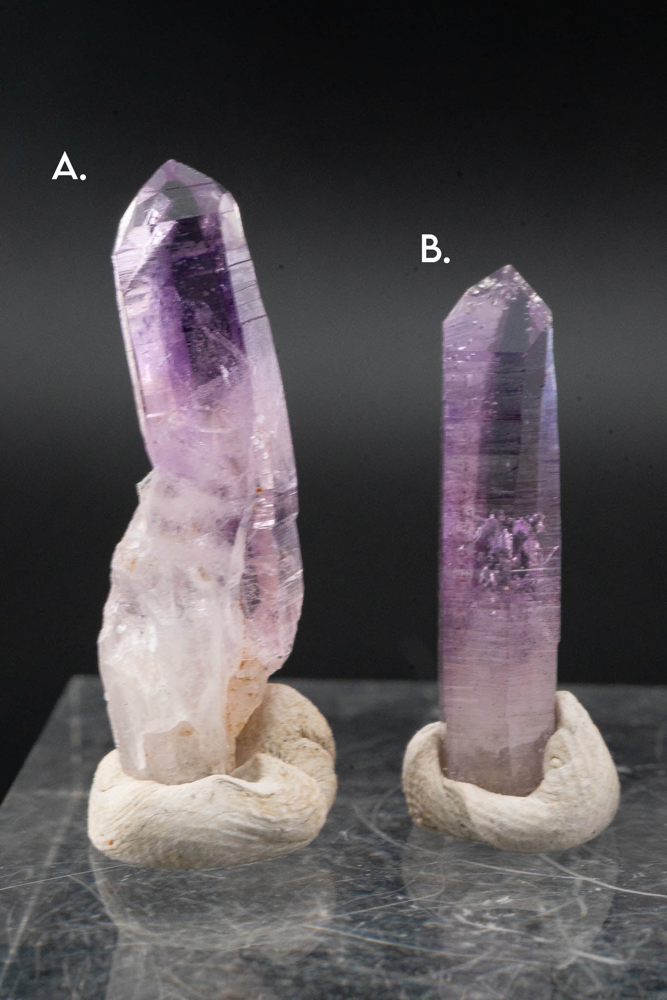 Quartz var. Amethyst Point - Veracruz, Mexico