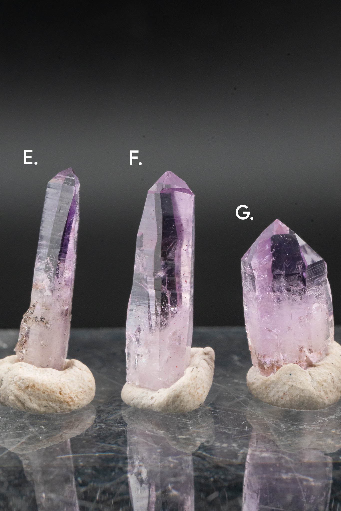 Quartz var. Amethyst Point - Veracruz, Mexico