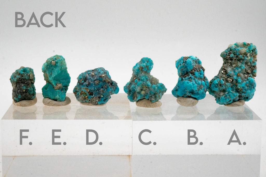 Turquoise & Pyrite - Sonora, Mexico