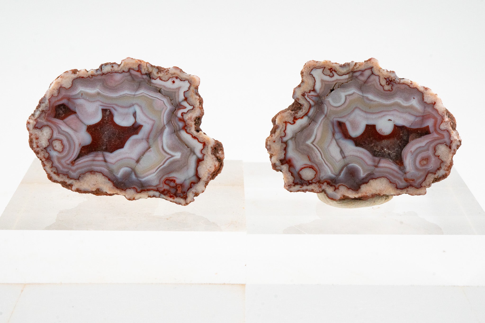 Geode Pair - Zirandaro, Guerrero, Mexico