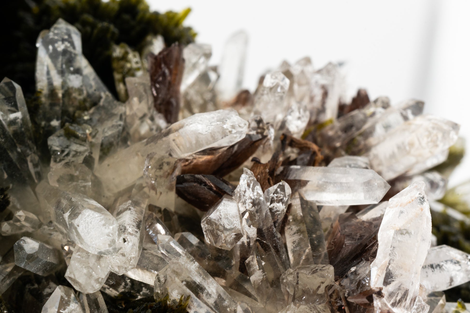Epidote, Quartz, Axinte -  Cullhuay, Peru