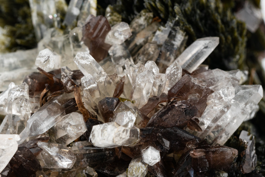 Epidote, Quartz, Axinte -  Cullhuay, Peru
