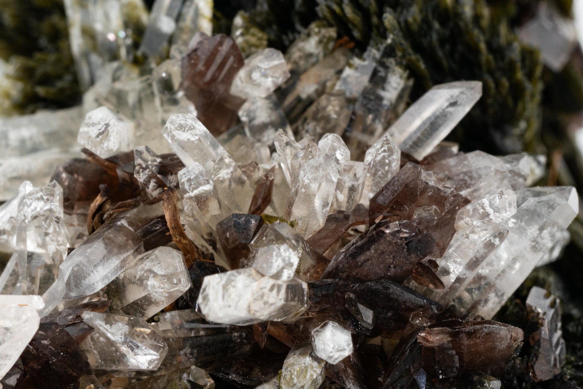 Epidote, Quartz, Axinte -  Cullhuay, Peru