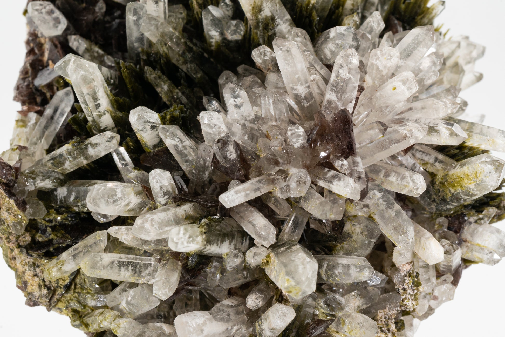 Epidote, Quartz, Axinte -  Cullhuay, Peru