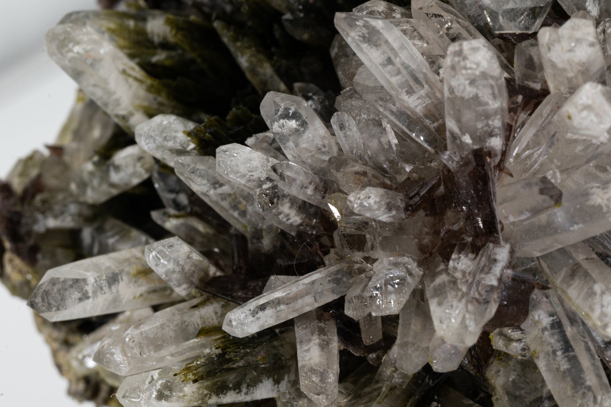 Epidote, Quartz, Axinte -  Cullhuay, Peru