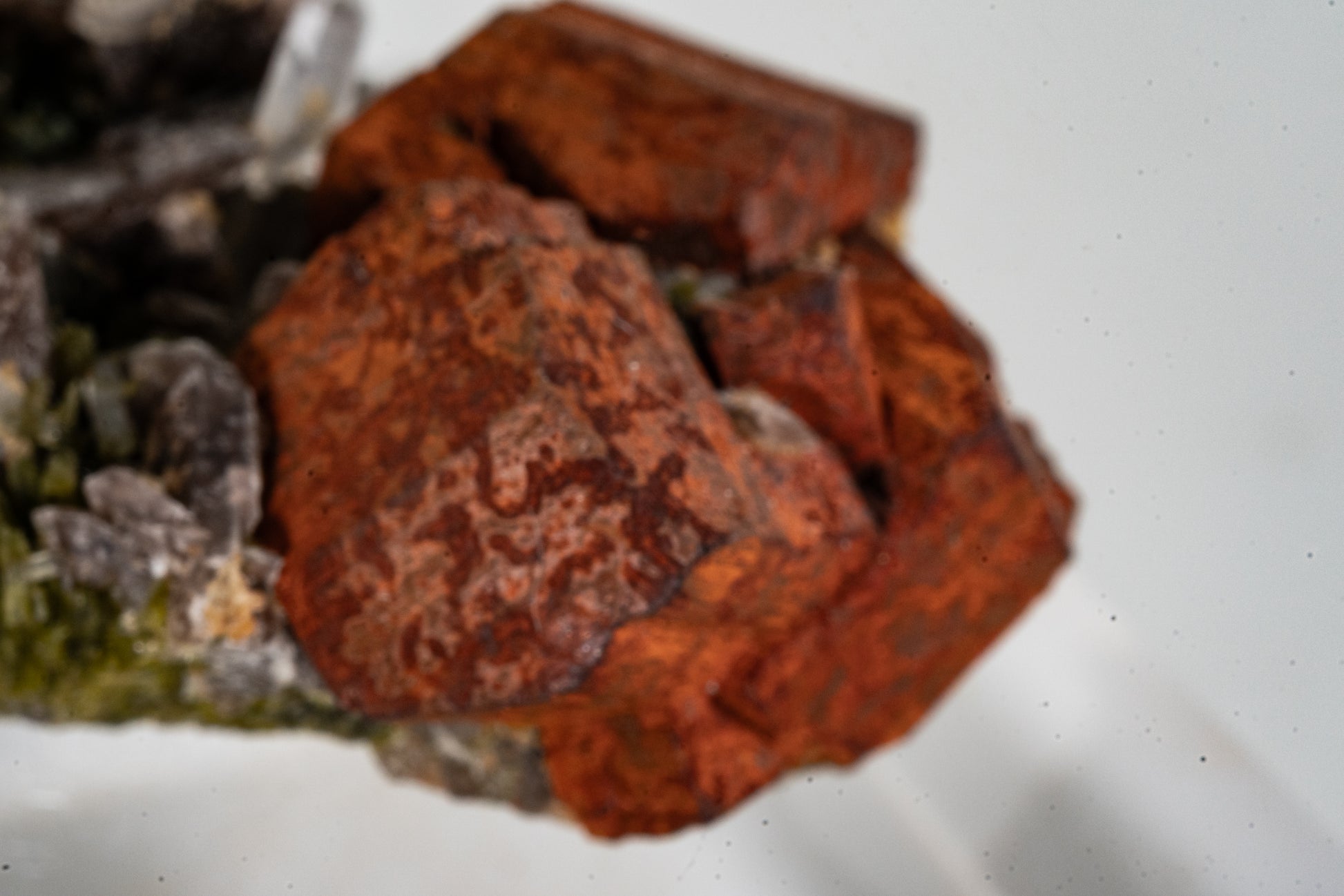 Epidote, Quartz, Axinite, Oxidized Garnet -  Cullhuay, Peru