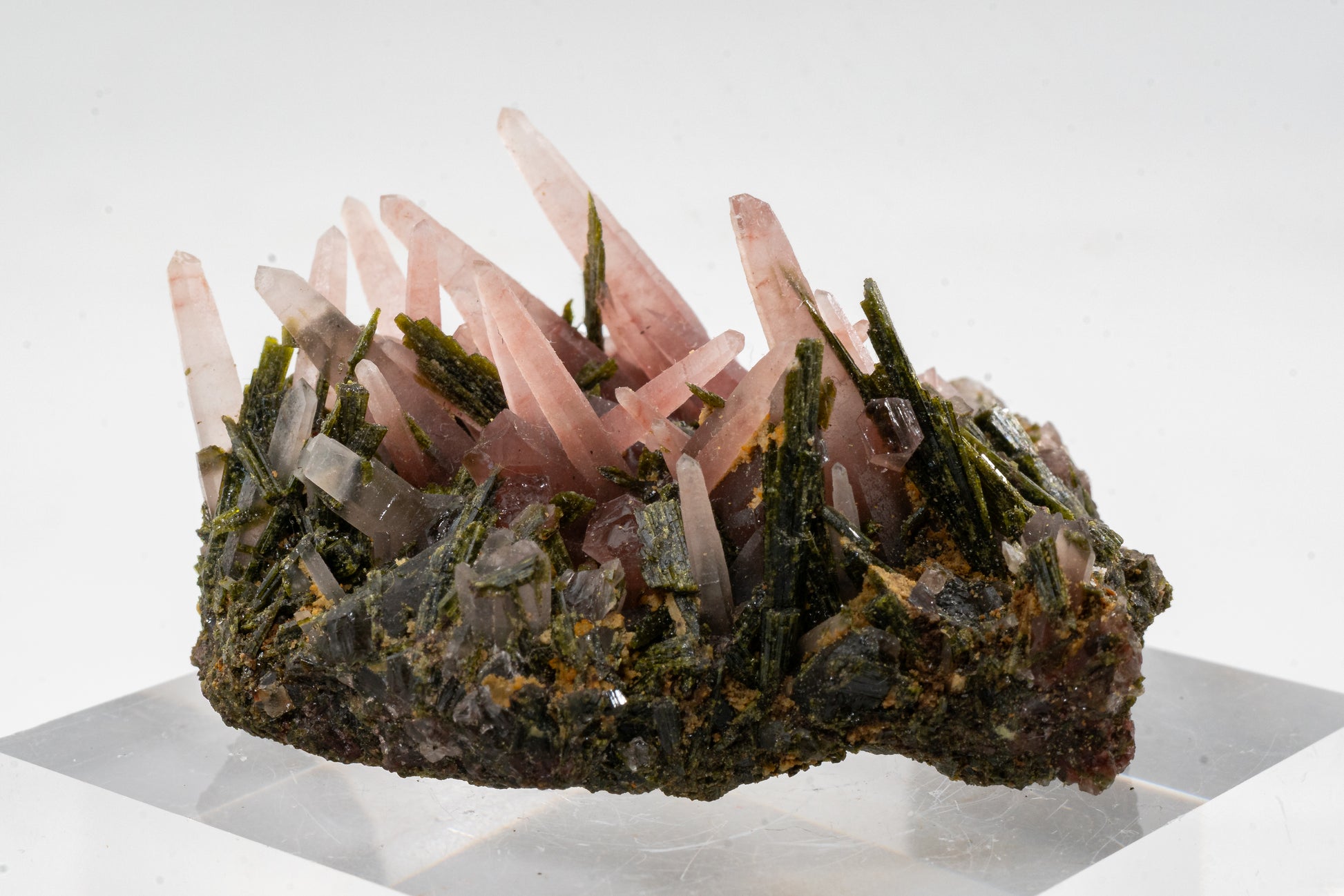 Ferruginous Quartz, Epidote - San Felipe Mine, Peru